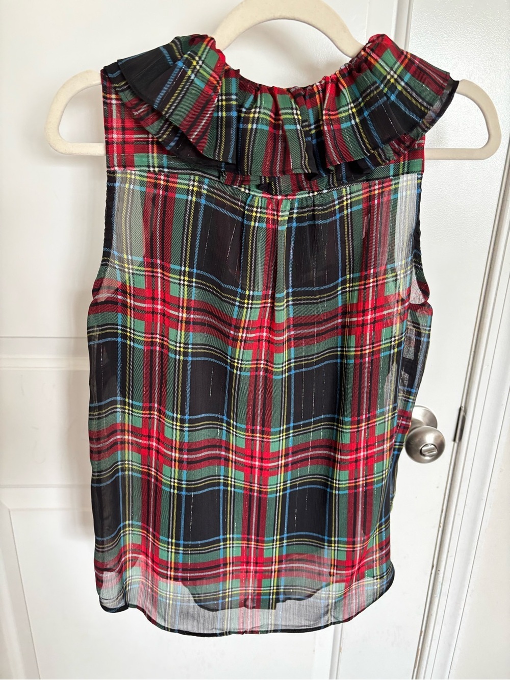 J. Crew Ruffle Collar Top - Picture 4 of 7